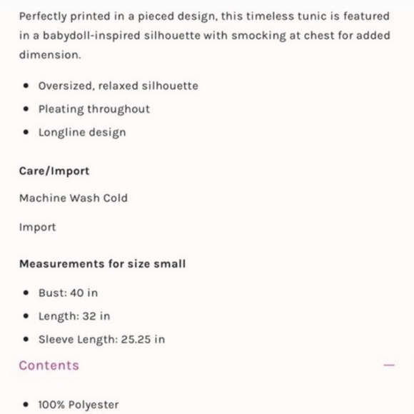 Free people Merrie Mixed-Print Tunic size s new - Picture 10 of 14